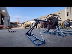Stand Pengangkat Drum Kabel Baja dengan Disk Brake Biaya Pengiriman dan Waktu Pengiriman