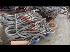 Antimagnetic kabel penarik kabel kaus kaki untuk 25-50mm kawat terisolasi 1,5 meter panjang menarik