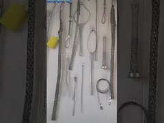 Konektor Set Jaringan Kabel Berputar Baja Alloy untuk Diameter Kabel 50-125mm