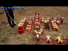 Kabel aluminium roda nilon Skyward Corner Stringing Pulley Block dengan beban nominal 5kn