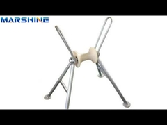 Proses pengecoran kabel pipa baja tinggi Roller tanah untuk meletakkan kabel listrik