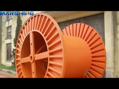 Galvanized Steel Cable Drum Reel dengan desain bergelombang