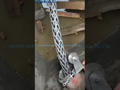 Pria 2 Pin Temporary Joints Connector Wire Mesh Socks dengan Terminal Aluminium